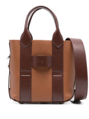 Hogan Pre Hogan Script Small Leather Tote Bag