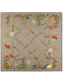 Gucci印刷丝绸foulard