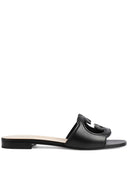 Gucci Gucci gesneden lederen sandalen