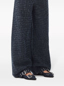 Balletti di slingback di denim ganni