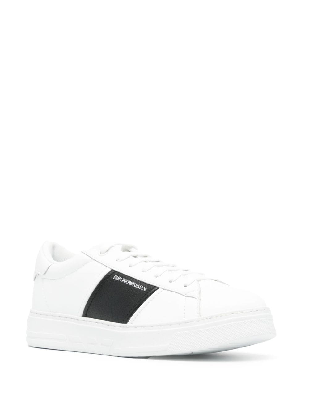 Emporio Armani skórzane trampki