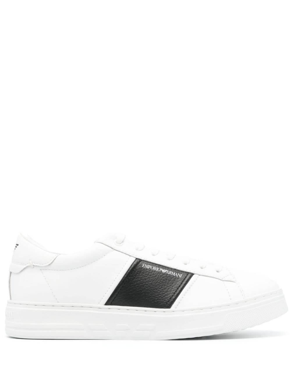 Emporio Armani skórzane trampki