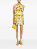 Dolce & Gabbana Maiolica Print Short Dress