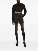 Dolce & Gabbana Polka Dot Print Cotton Shorts