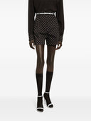 Dolce & Gabbana Polka Dot Print Cotton Shorts