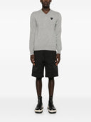سترة صوفية برقبة على شكل V من Comme Des Garcons