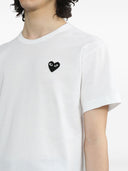 Comme des Garcons Logo Baumwoll -T -Shirt