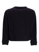 Emporio armani logo cotone felpa