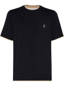 Brunello Cucinelli 로고면 T 셔츠