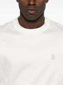 تي شيرت قطني بشعار برونيلو كوتشينيللي