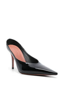 Amina Muaddi Anok Patent Leather Mules