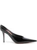 Amina Muaddi Anok Patent Leather Mules