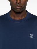 Brunello Cucinelli Logo Cotton T Shirt