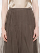 Brunello Cucinelli Silk Long Skirt