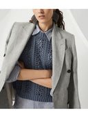 Brunello Cucinelli Linen Double Breasted Jacket