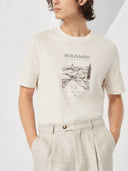 Brunello Cucinelli 인쇄면 T 셔츠