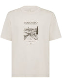 Brunello Cucinelli 인쇄면 T 셔츠