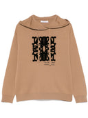 Max Mara Logo Wool Hoodie