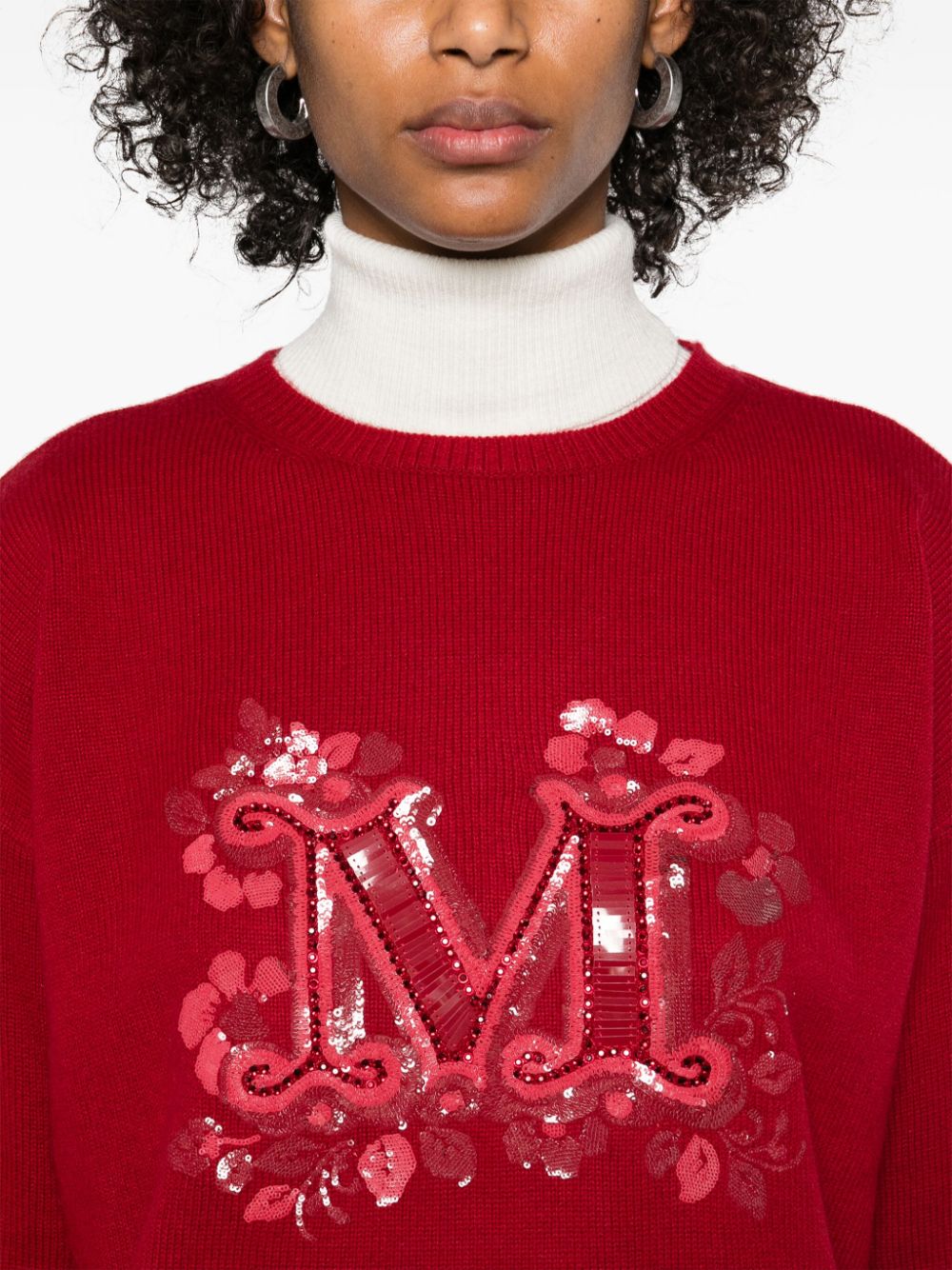 Max Mara Logo Wool And Cashmere Jumper
