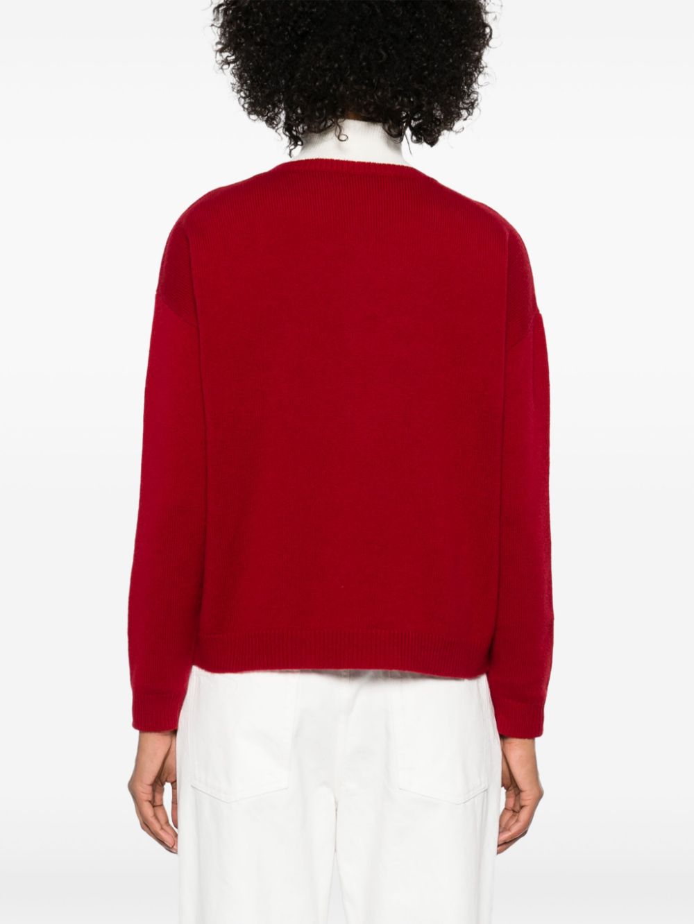 Max Mara Logo Wool And Cashmere Jumper