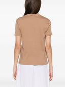 S Max Mara Logo Cotton T -skjorte