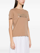 S Max Mara Logo Cotton T -skjorte
