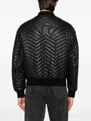 Emporio Armani Leather Bomber Jacket