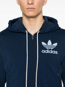 Adidas By Wales Bonner Logo Zipped Hoodie