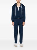 Adidas By Wales Bonner Logo Zipped Hoodie