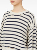 Mm6 Maison Margiela Striped Cotton Sweater