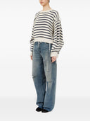 Mm6 Maison Margiela Striped Cotton Sweater