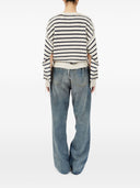 Mm6 Maison Margiela Striped Cotton Sweater