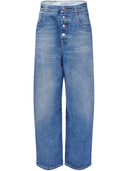 MM6 Maison Margiela Wide Leg Denim Cotton Jeans