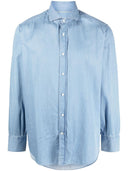 Brunello Cucinelli Denim Cotton Shirt