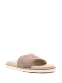 Brunello Cucinelli 스웨이드 가죽 슬리퍼