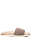 Brunello Cucinelli 스웨이드 가죽 슬리퍼