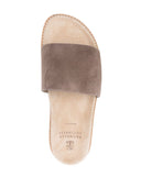 Brunello Cucinelli 스웨이드 가죽 슬리퍼