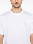 Brunello Cucinelli Logo Cotton T Shirt
