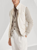 Brunello Cucinelli Cotton v Nalled Cardigan