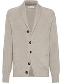 Brunello Cucinelli Cotton v Nalled Cardigan