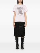 Ganni Leopard Print Cotton T -shirt