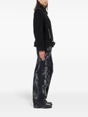 Ganni Boucle Wool Biker Jacket