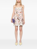 Zimmermann Acacia Printed Linen Mini Dress