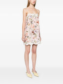 Zimmermann Acacia Printed Linen Mini Dress