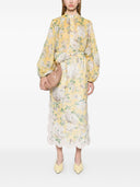 Zimmermann Acacia Printed Linen Skirt