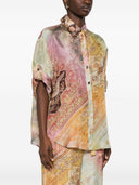 Camicia di seta stampata da sego Zimmermann
