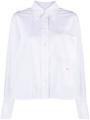 Camicia a corto di cotone Victoria Beckham