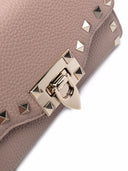 Valentino Garavani Rockstud Leather Wallet On Chain