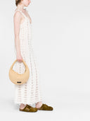 Khaite Olivia Medium Rafia Hobo Bag