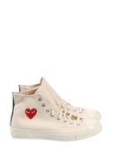 Comme Des Garcons Chuck Taylor Red Heart Sneakers